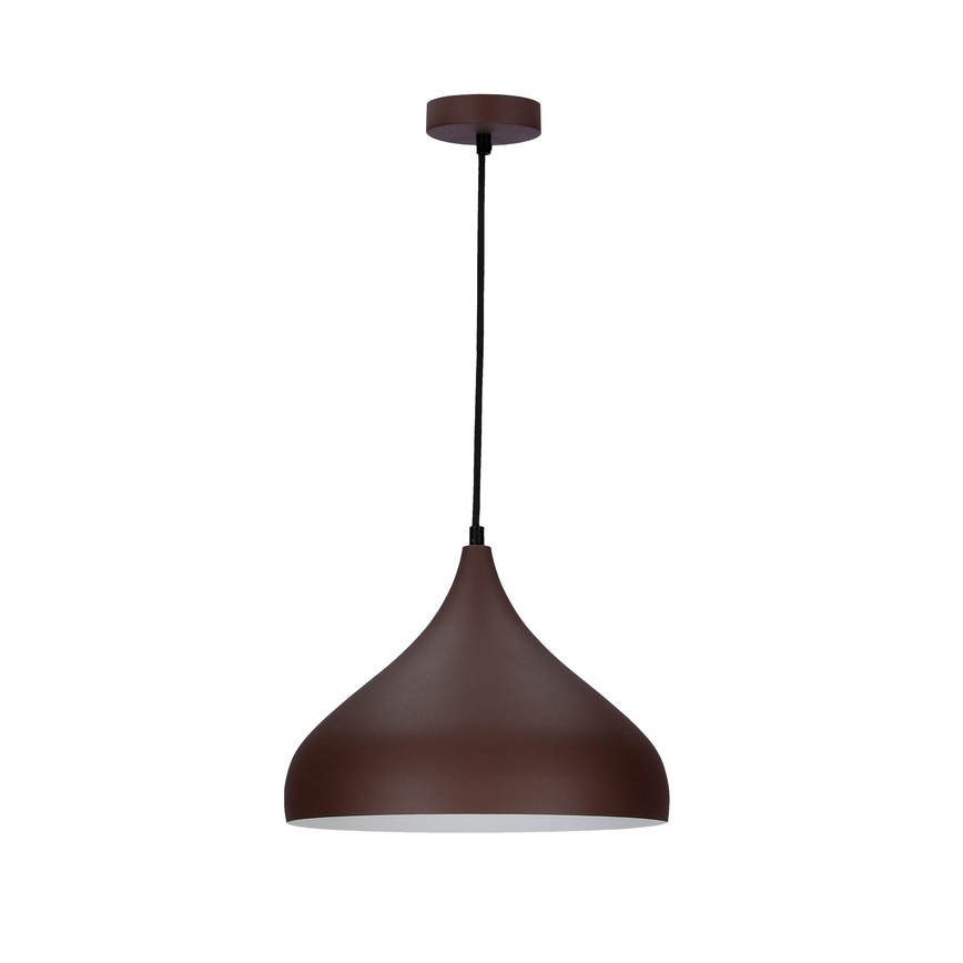 Lestenec na vrvici VIBORG 1xE27/40W/230V rjava