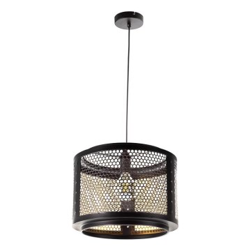 Lestenec na vrvici VITO 1xE27/40W/230V črna