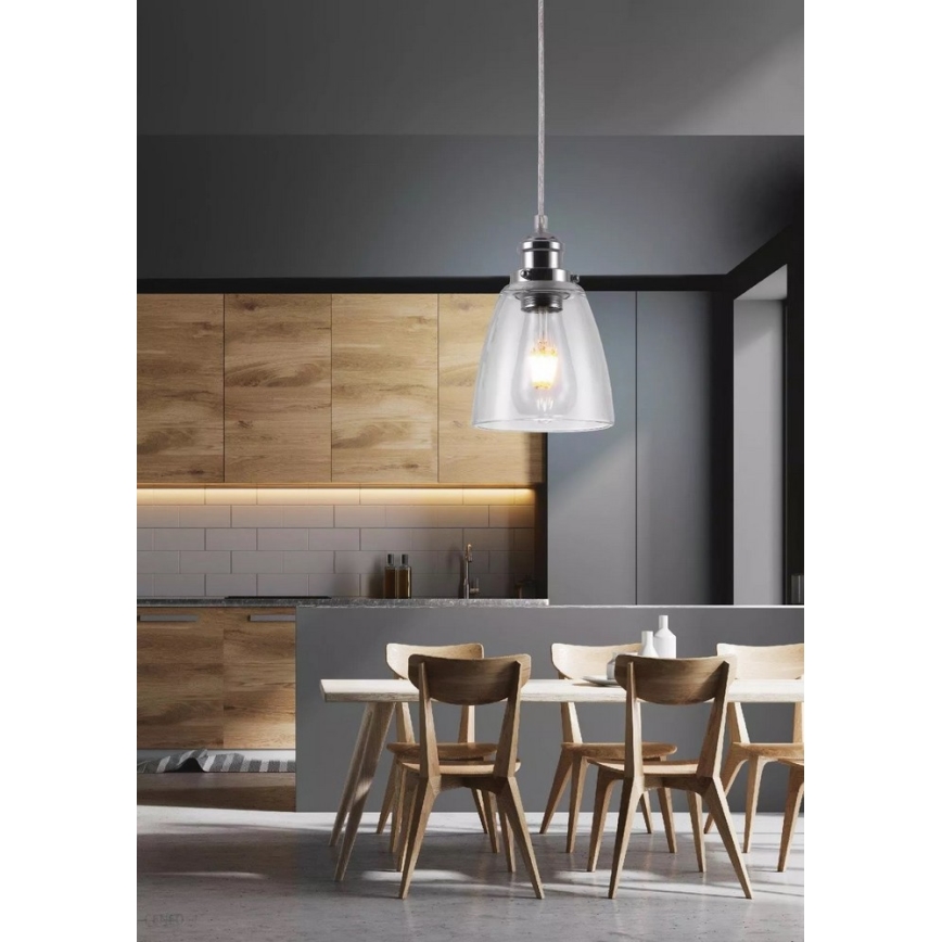 Lestenec na vrvici VOICE 1xE27/40W/230V