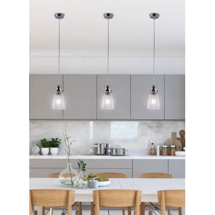 Lestenec na vrvici VOICE 1xE27/40W/230V