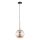 Lestenec na vrvici VOLDA 1xE27/15W/230V medenina