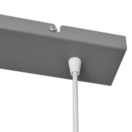 Lestenec na vrvici VOLTA 3xE27/15W/230V siva