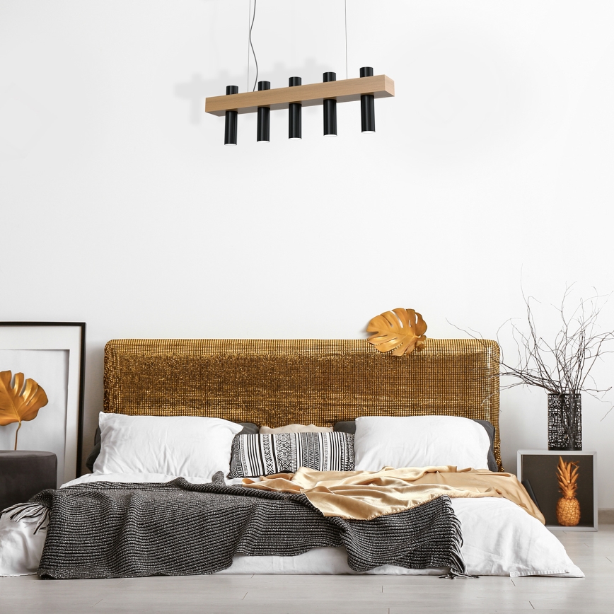 Lestenec na vrvici WEST 5xGU10/25W/230V