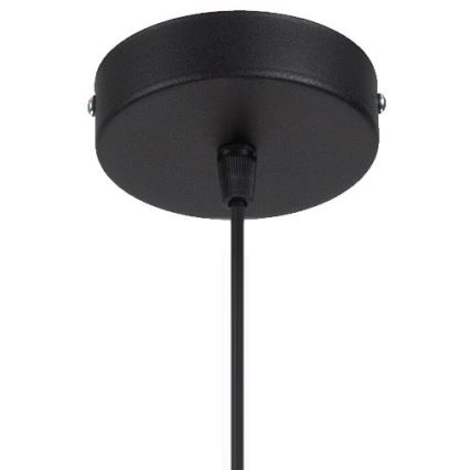 Lestenec na vrvici WILL 1xE27/60W/230V črn