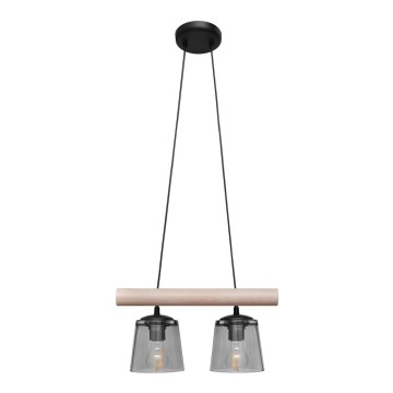 Lestenec na vrvici WOODSTOCK 2xE27/15W/230V