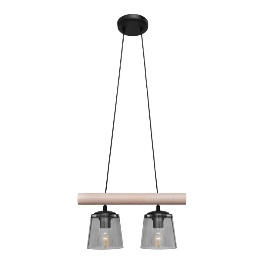 Lestenec na vrvici WOODSTOCK 2xE27/15W/230V
