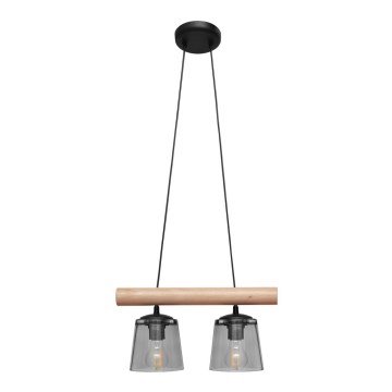 Lestenec na vrvici WOODSTOCK 2xE27/15W/230V