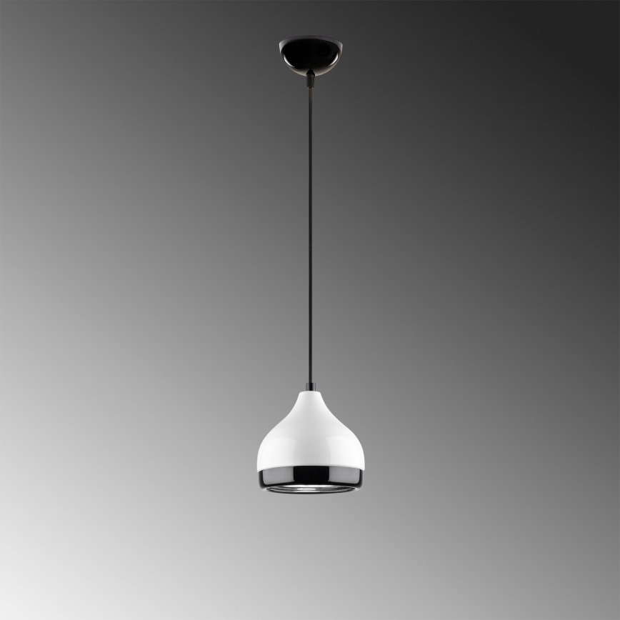 Lestenec na vrvici YILDO 1xE27/40W/230V bela/črna