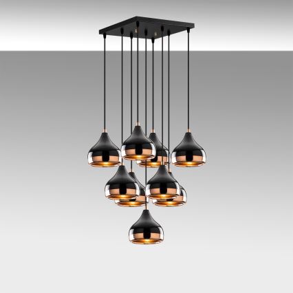 Lestenec na vrvici YILDO 9xE27/40W/230V