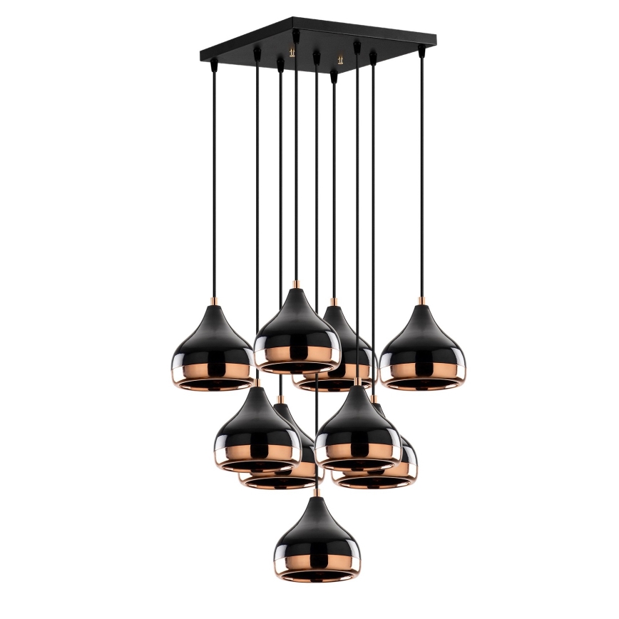 Lestenec na vrvici YILDO 9xE27/40W/230V