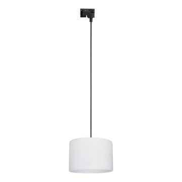 Lestenec na vrvici za 1-fazni tračni sistem TRACER 1xE27/15W/230V pr. 30 cm črna/bela