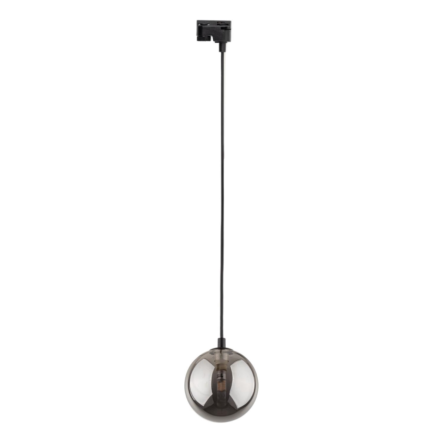 Lestenec na vrvici za 1-fazni tračni sistem TRACER 1xG9/8W/230V črna/dimna črna