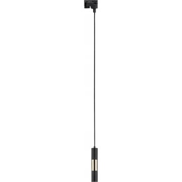 Lestenec na vrvici za 1-fazni tračni sistem TRACER 1xGU10/10W/230V črna/zlata