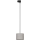 Lestenec na vrvici za tračni sistem 3-fazni TRACER 1xE27/15W/230V pr. 20 cm črna/siva