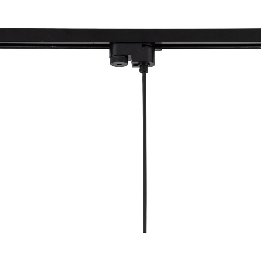 Lestenec na vrvici za 1-fazni tračni sistem TRACER 1xE27/15W/230V pr. 30 cm črna