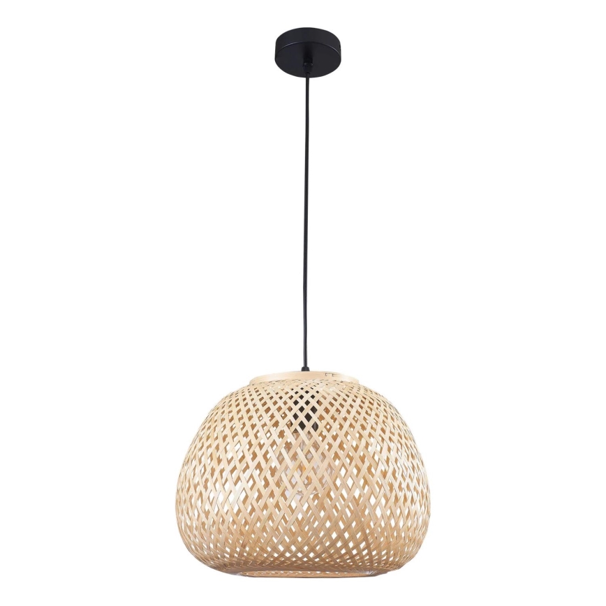 Lestenec na vrvici ZANZIBAR 1xE27/20W/230V pr. 35 cm bambus