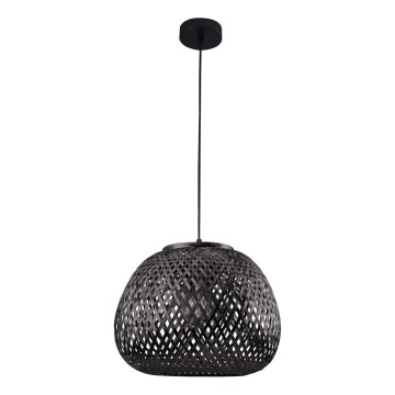 Lestenec na vrvici ZANZIBAR 1xE27/20W/230V pr. 35 cm bambus