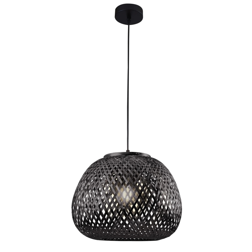 Lestenec na vrvici ZANZIBAR 1xE27/20W/230V pr. 35 cm bambus