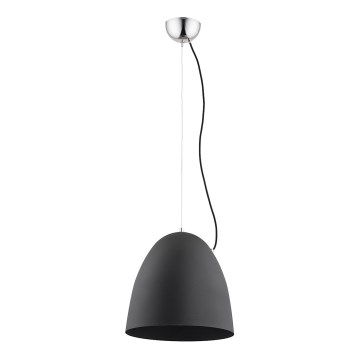 Lestenec na vrvici ZETES 1xE27/15W/230V črna