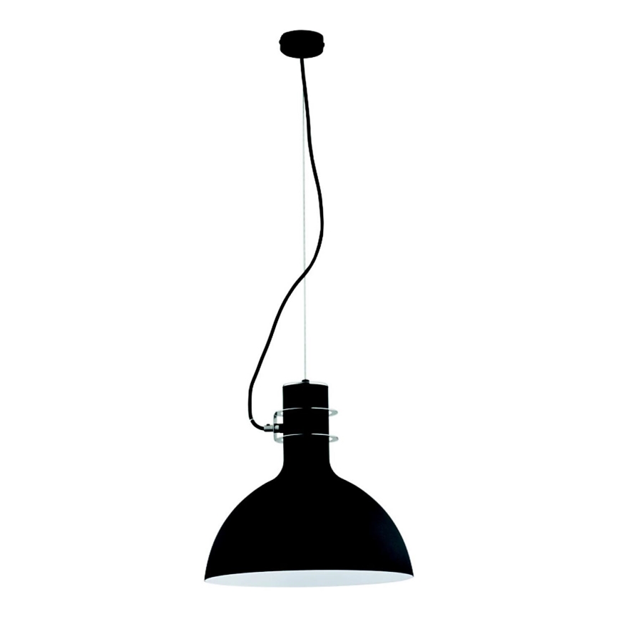Lestenec na vrvici ZINE 1xE27/15W/230V črna