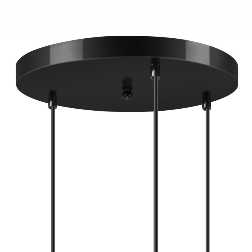 Lestenec na vrvici ZOYA 3xE27/60W/230V sijajni krom