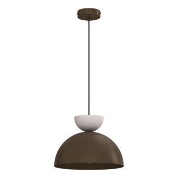 Lestenec na žici NEVIS 1xE27/15W/230V, premer 29 cm, rjav