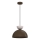 Lestenec na žici NEVIS 1xE27/15W/230V, premer 29 cm, rjav