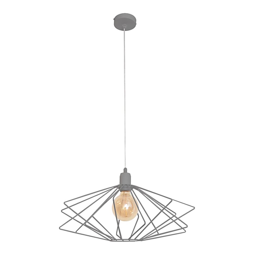 Lestenec SATURN 1xE27/15W/230V siv
