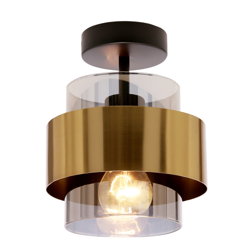 Lestenec SPIEGA 1xE27/60W/230V zlata/črna