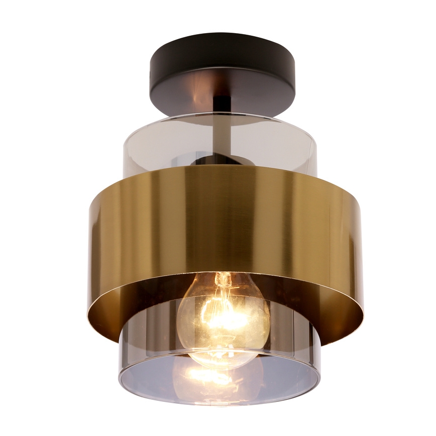 Lestenec SPIEGA 1xE27/60W/230V zlata/črna