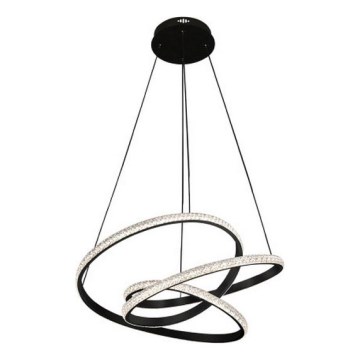 Lestenec z LED-razsvetljavo in možnostjo zatemnitve na kablu, 90W/230V, 3000-6500K, premer 47 cm + daljinski upravljalnik