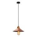 Lestenik na vrvici MANAVGAT 1xE27/40W/230V meden / rjav