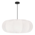 Lestenja na vrvici CAFEE 1xE27/40W/230V premer 52 cm bela