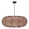 Lestenja na vrvici CAFEE 1xE27/40W/230V premer 52 cm rjava