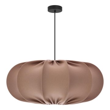 Lestenja na vrvici CAFEE 1xE27/40W/230V premer 52 cm rjava