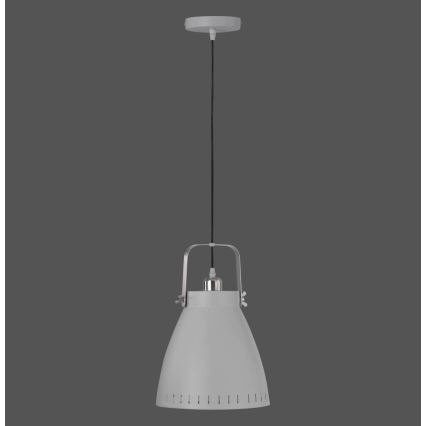 Leuchten Direkt 11059-15 - Lestenec na vrvici EVA 1xE27/60W/230V pr. 21,5 cm siva