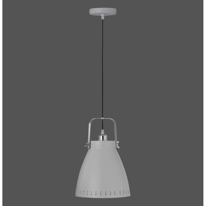 Leuchten Direkt 11059-15 - Lestenec na vrvici EVA 1xE27/60W/230V pr. 21,5 cm siva