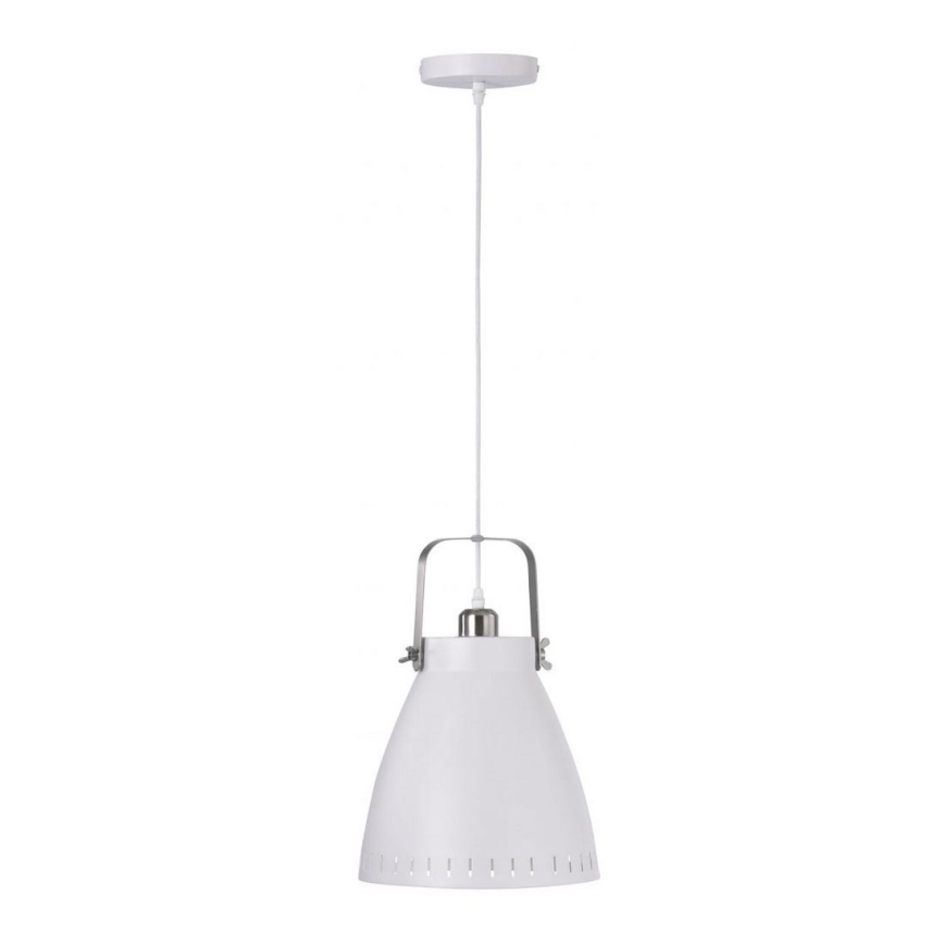 Leuchten Direkt 11059-16 - Lestenec na vrvici EVA 1xE27/60W/230V pr. 21,5 cm bela