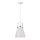 Leuchten Direkt 11059-16 - Lestenec na vrvici EVA 1xE27/60W/230V pr. 21,5 cm bela
