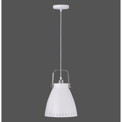 Leuchten Direkt 11059-16 - Lestenec na vrvici EVA 1xE27/60W/230V pr. 21,5 cm bela