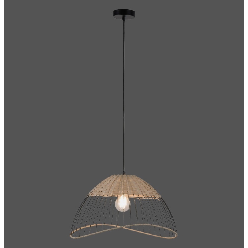 Leuchten Direkt 11154-79 - Lestenec na vrvici REED 1xE27/60W/230V