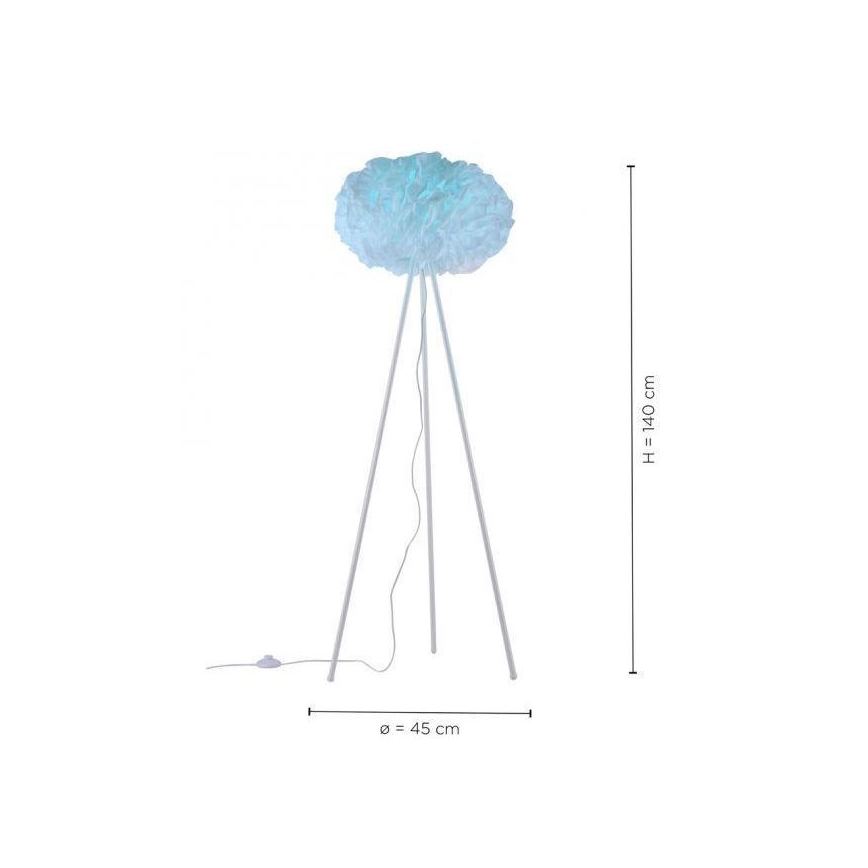 Leuchten Direkt 11212-16 - LED RGBW Zatemnitvena talna svetilka NAOMI LED/10W/230V 2700-5000K Wi-Fi TUYA + Daljinski upravljalnik