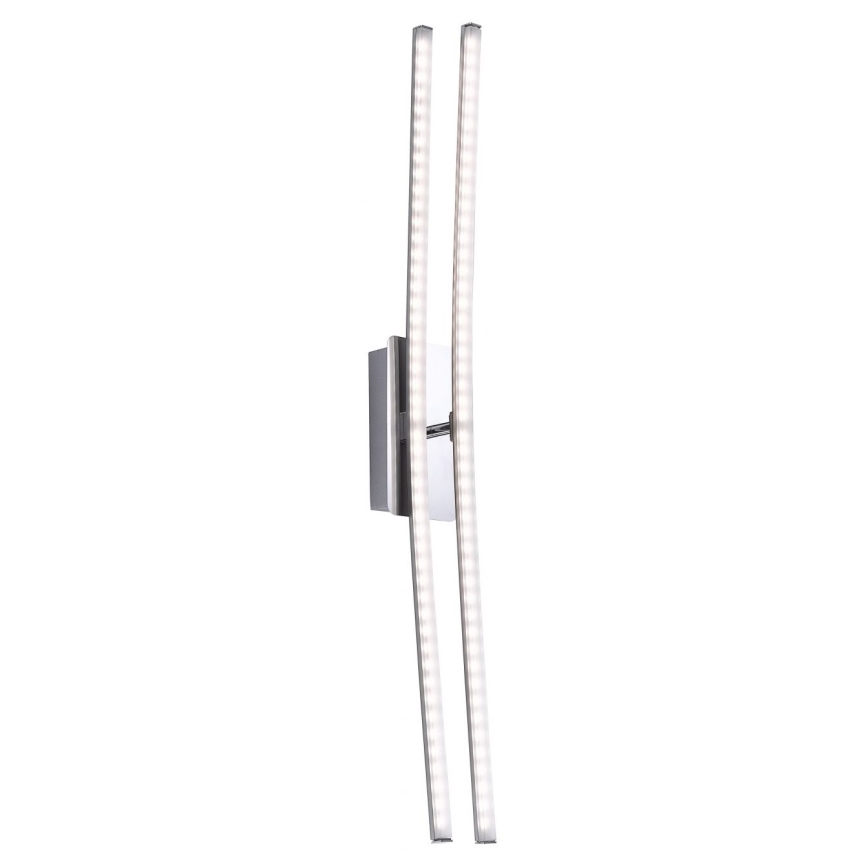 Leuchten Direkt 11272-55 - LED Lestenec SIMON 2xLED/8W/230V mat krom
