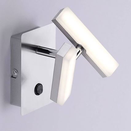 Leuchten Direkt 11276-55 - LED Stenski reflektor RICO 2xLED/2W/230V