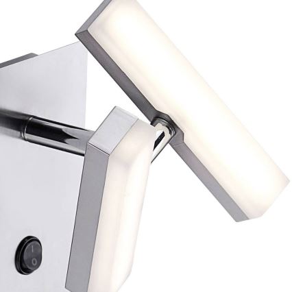 Leuchten Direkt 11276-55 - LED Stenski reflektor RICO 2xLED/2W/230V