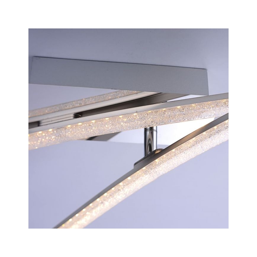 Leuchten Direkt 11290-17 - LED Lestenec SIMON 2xLED/5W/230V krom