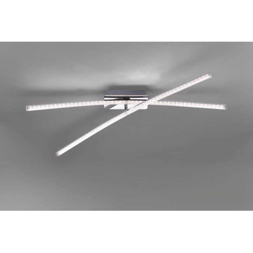 Leuchten Direkt 11292-17 - LED Lestenec SIMON 2xLED/8W/230V krom