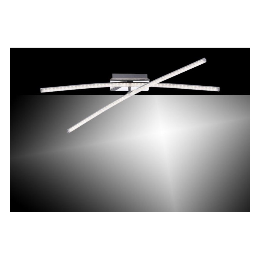 Leuchten Direkt 11292-17 - LED Lestenec SIMON 2xLED/8W/230V krom