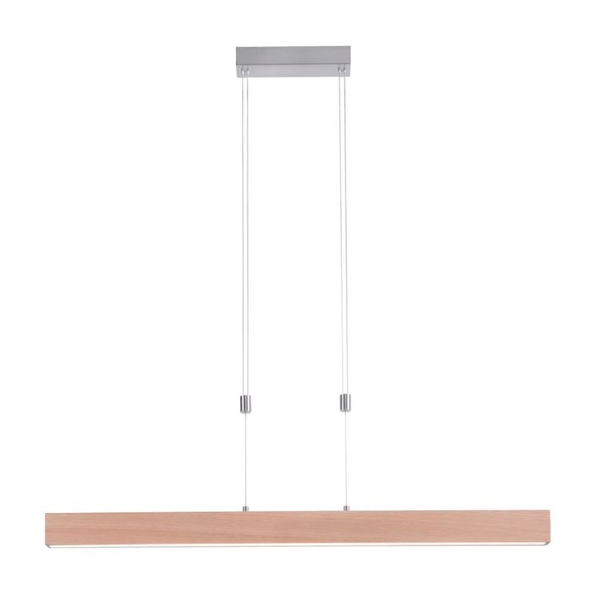 Leuchten Direkt 11420-78 - LED lestenec na kablu AMANDA LED/30W/230V 2700-5000K 110 cm rjav