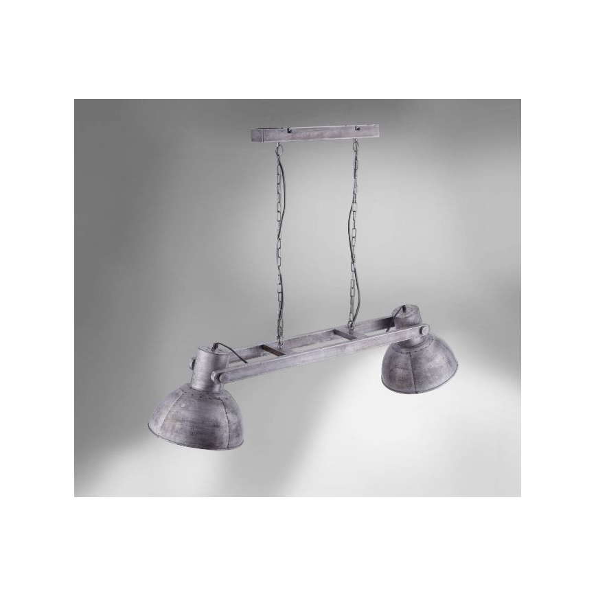Leuchten Direkt 11483-77 - Lestenec na vrvici SAMIA 2xE27/25W/230V